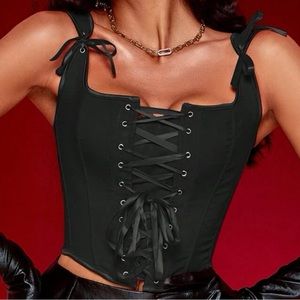 Corset Crop Top - Adjustable Straps